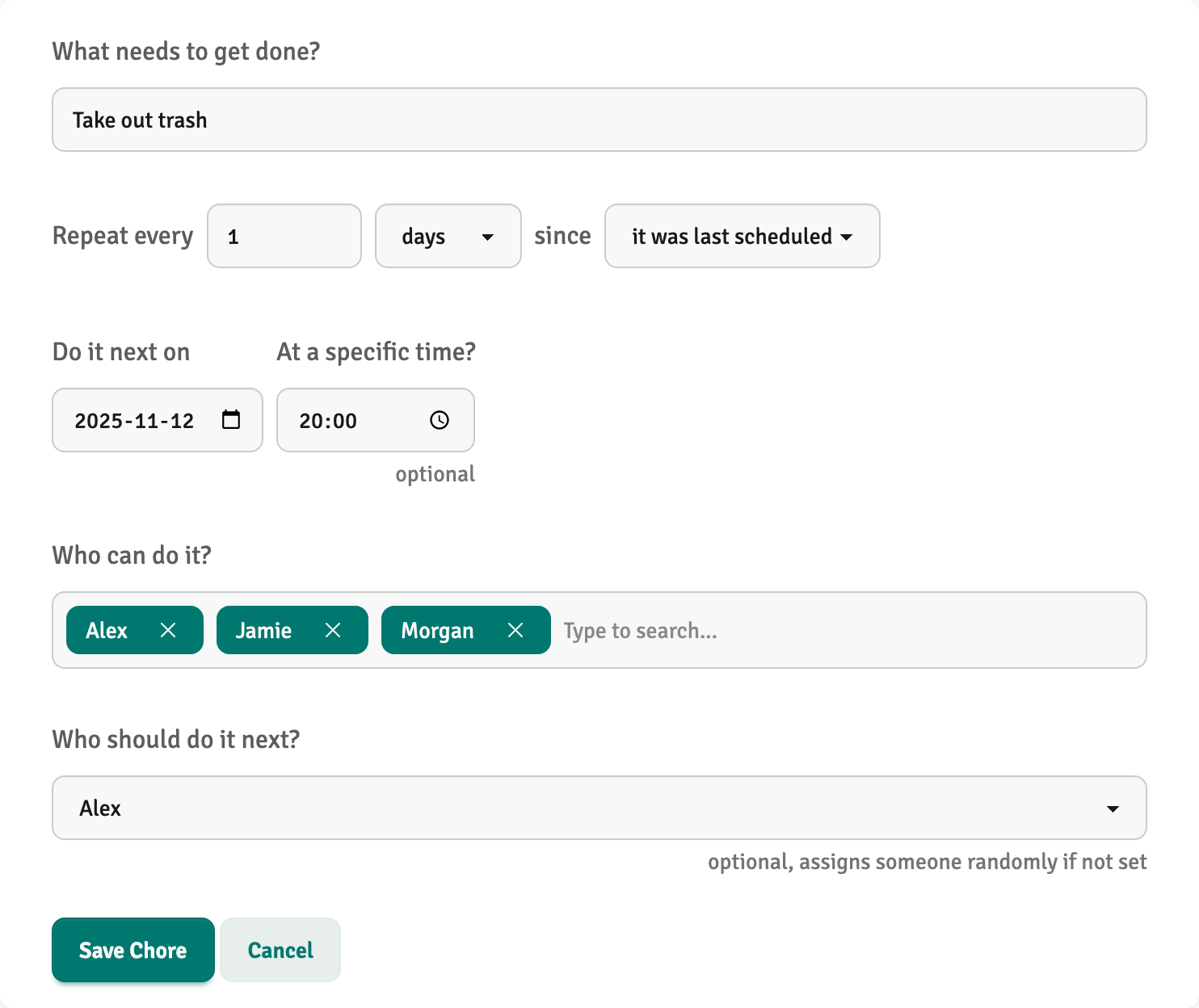 Dashboard screenshot